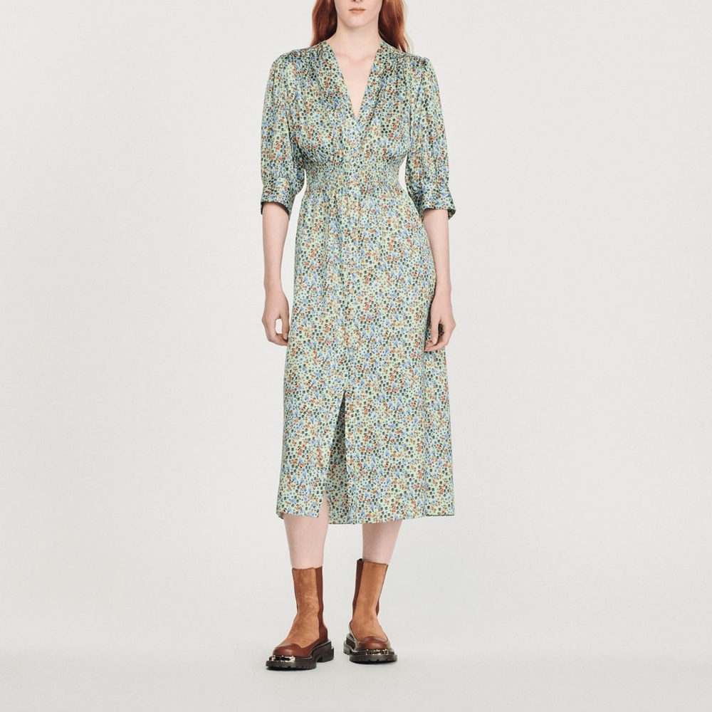 Sandro - Floral-print dress